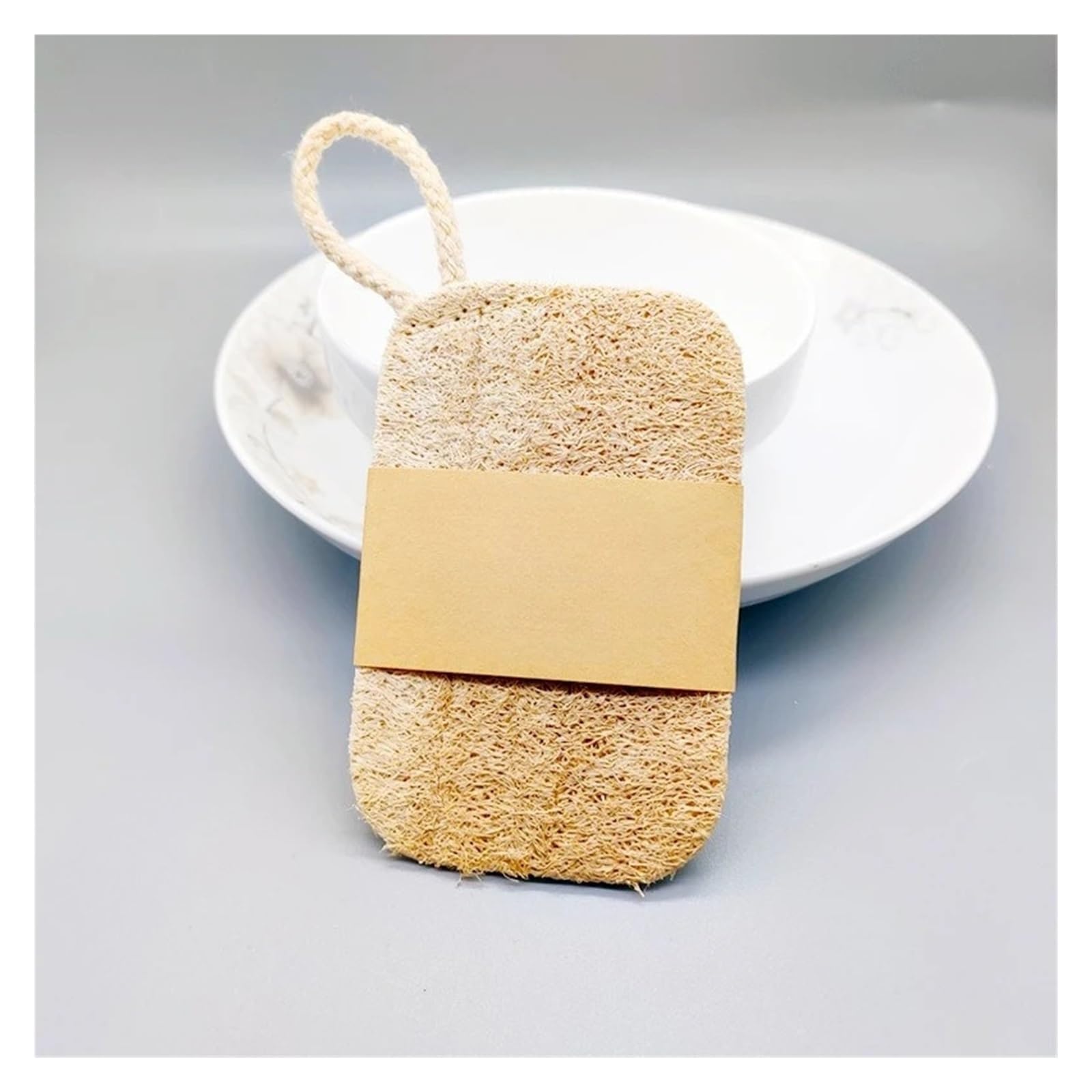 Lot de 30 éponges en luffa naturel for la vaisselle, tampons à récurer, faciles à nettoyer, for la cuisine et la maison(30pcs)