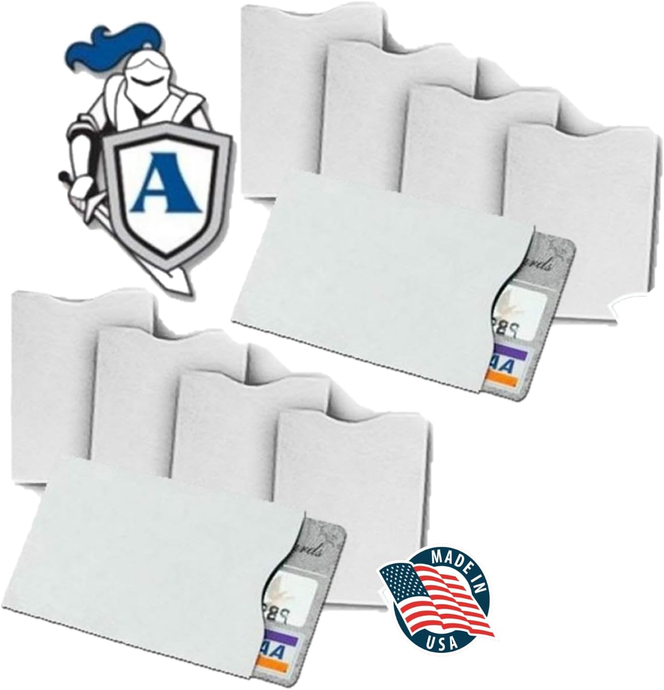 Semper Paratus Gear TYVEK Credit Card Sleeves 100 MADE IN USA Antitheft for