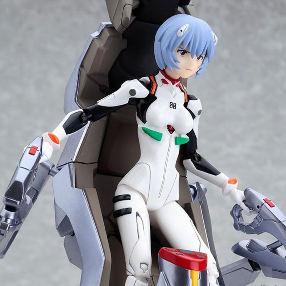 Ayanami Rei - Action figure di anime Girl in piedi, in PVC, con accessori, decorazione per auto, idea regalo per gli appassionati di anime, 14 cm