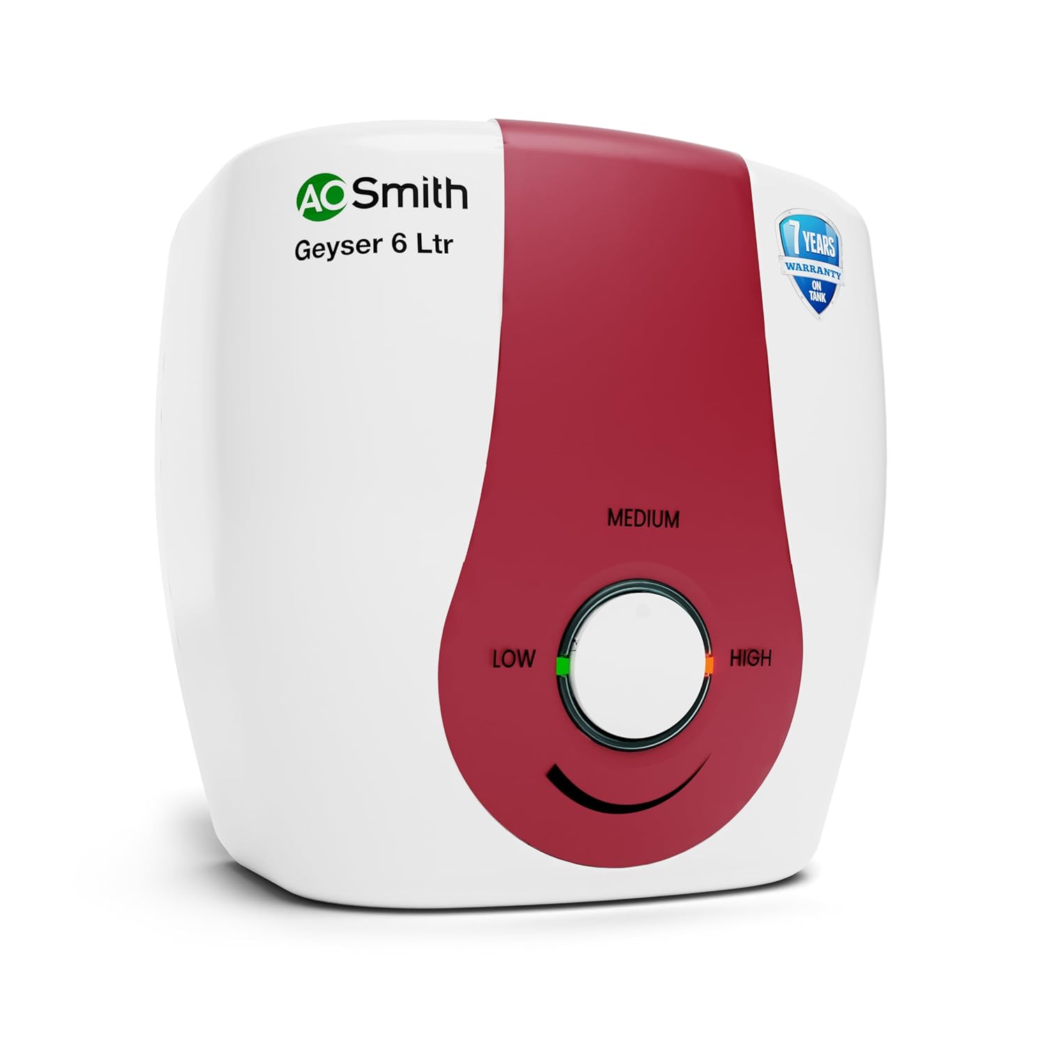 AO Smith SGS-GREEN SERIES-006 Storage 6 Litre Vertical Water Heater (Geyser)|33% Faster Heating|Save on Energy Bills with BEE 5 Star Rating|Enhanced Durability with Blue Diamond Tank Coating|ABS Body AO Smith SGS-GREEN SERIES-006 Storage 6 Litre Vertical Water Heater (Geyser)|33% Faster Heating|Save on Energy Bills with BEE 5 Star Rating|Enhanced Durability with Blue Diamond Tank Coating|ABS Body