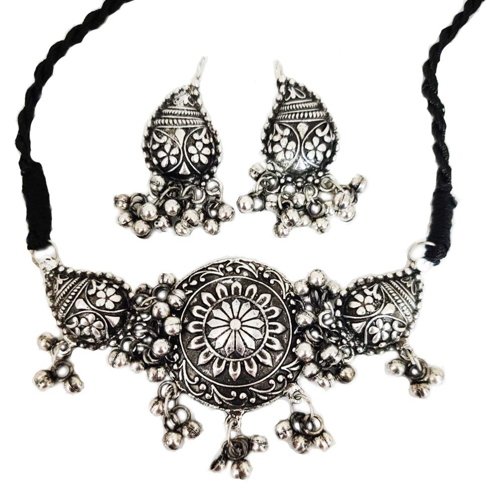 See full amazon price history chart for Fuschianet Accessories Oxidized Silver Look Alike Choker Earring Set for Women (Style2) Fuschianet Accessories Oxidized Silver Look Alike Choker Earring Set for Women (Style2) (B08KNC1ZRF) Amazon Price History, Amazon Price Tracker