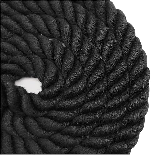 Miniatura 7 de BTINESFUL Cuerda de amarre para perro de 30 pies + correa de cuerda trenzada de 10 pies