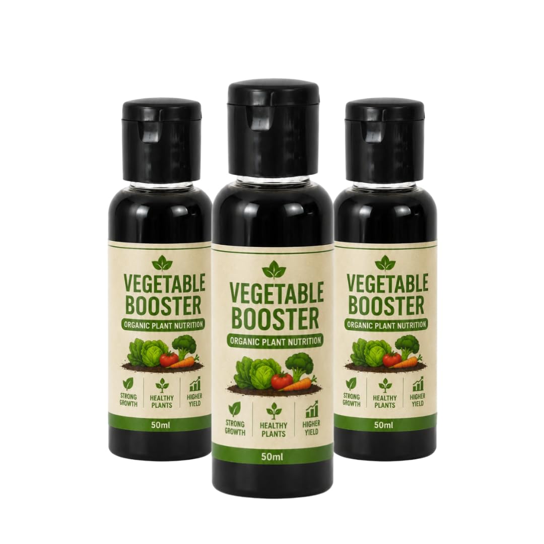 Vegetable Growth Booster for Kitchen Garden Plants | Promotes Root Strength & Better Harvest - Combo Pack Of 3 (50ml X 3)-image-47