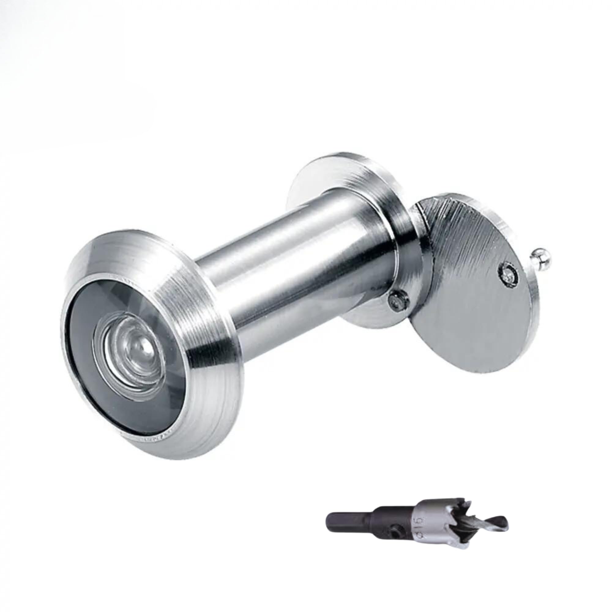 – Peep Holes for Door – Peephole with 200° Wide Viewing Angle – Peephole for Front Door – for Enhanced Door Security – Easy Installation – Includes Drill & Allen Wrench- Pack of 1