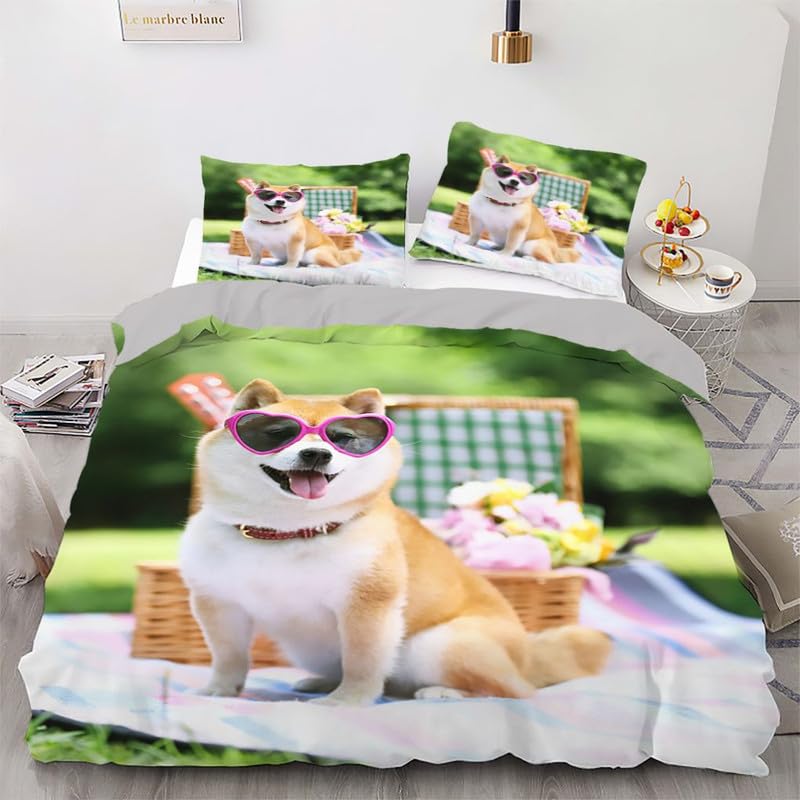 Funda nórdica mascotas verdes cama 150 ideal para decorar dormitorios luminosos