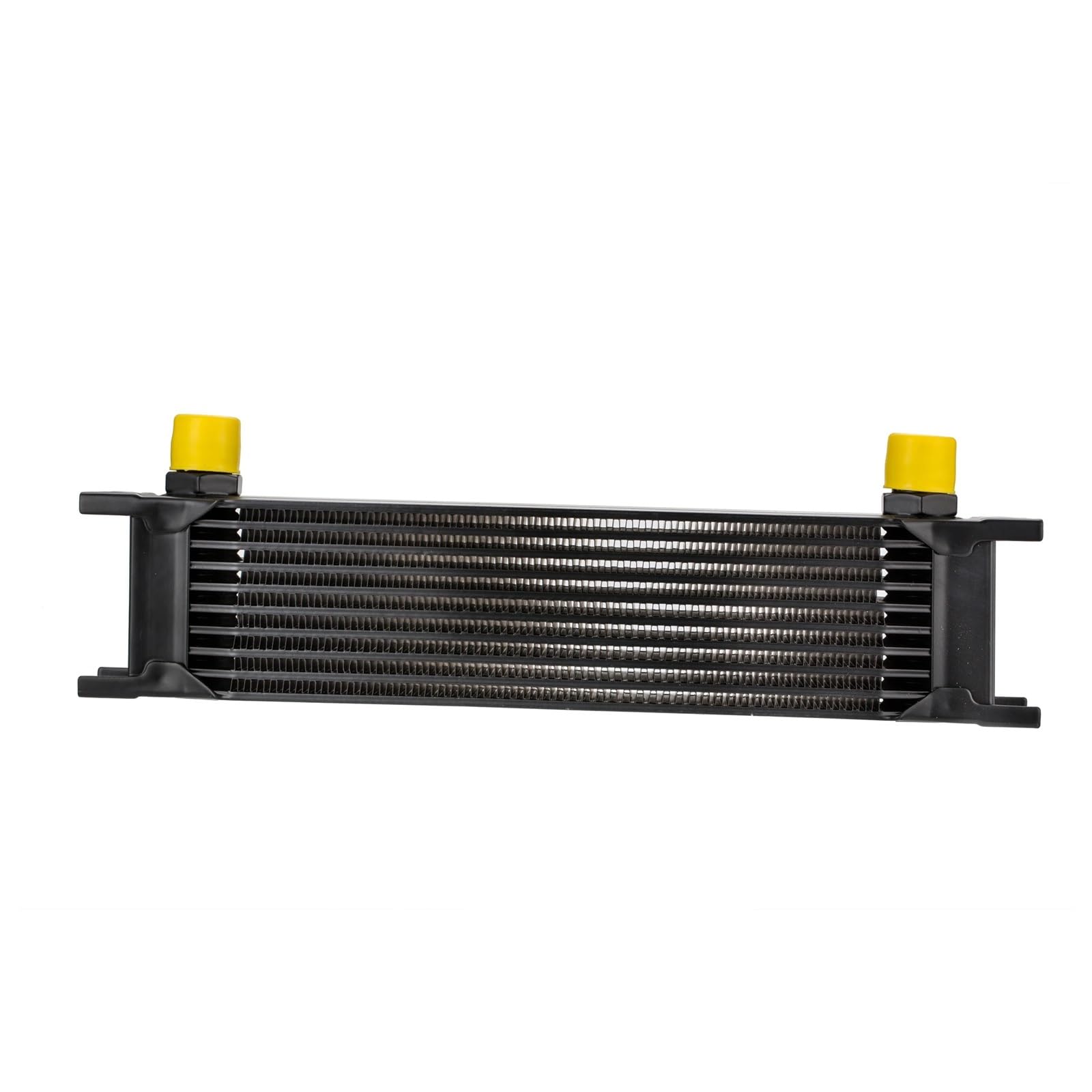 Kit Universal de Enfriador de Aceite de 10 Filas, Adaptador sándwich para Filtro de Aceite, Manguera AN10 Trenzada de Nailon y Acero Inoxidable.