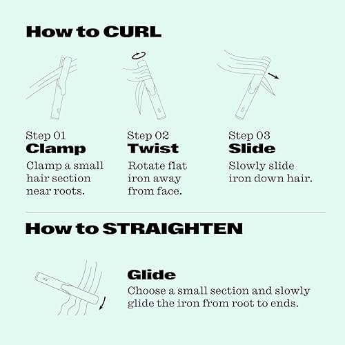 Miniatura 6 de Sunny Styler - Plancha plana para peinar, alisador y rizador de pelo 2 en 1, placas de cerámica, revestimiento de turmalina, rejillas de ventilación