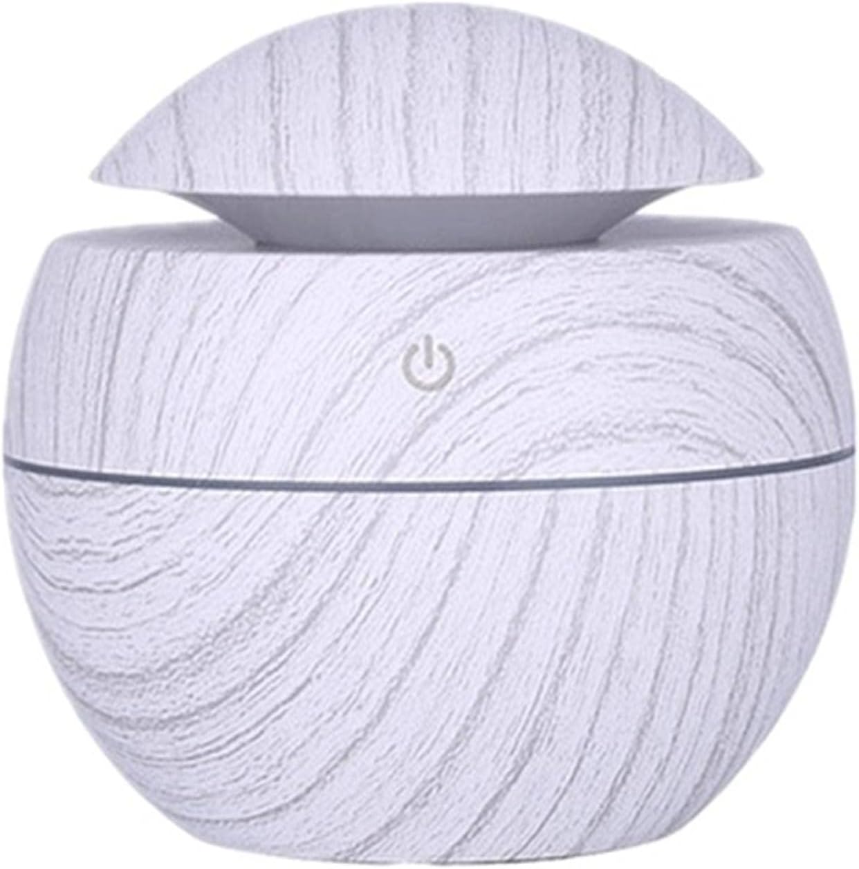 130ml Mini Air Humidifier Ultrasonic Electric USB Aroma Diffuser Wood Grain LED Night Light Electric Aroma Diffuser Aroma Diffuser Home