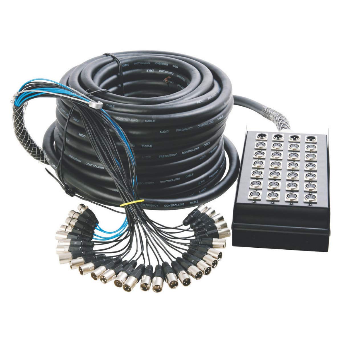 Amazon.com: OnStage On-Stage 24 x 4 XLR Snake, Black, 50 Foot