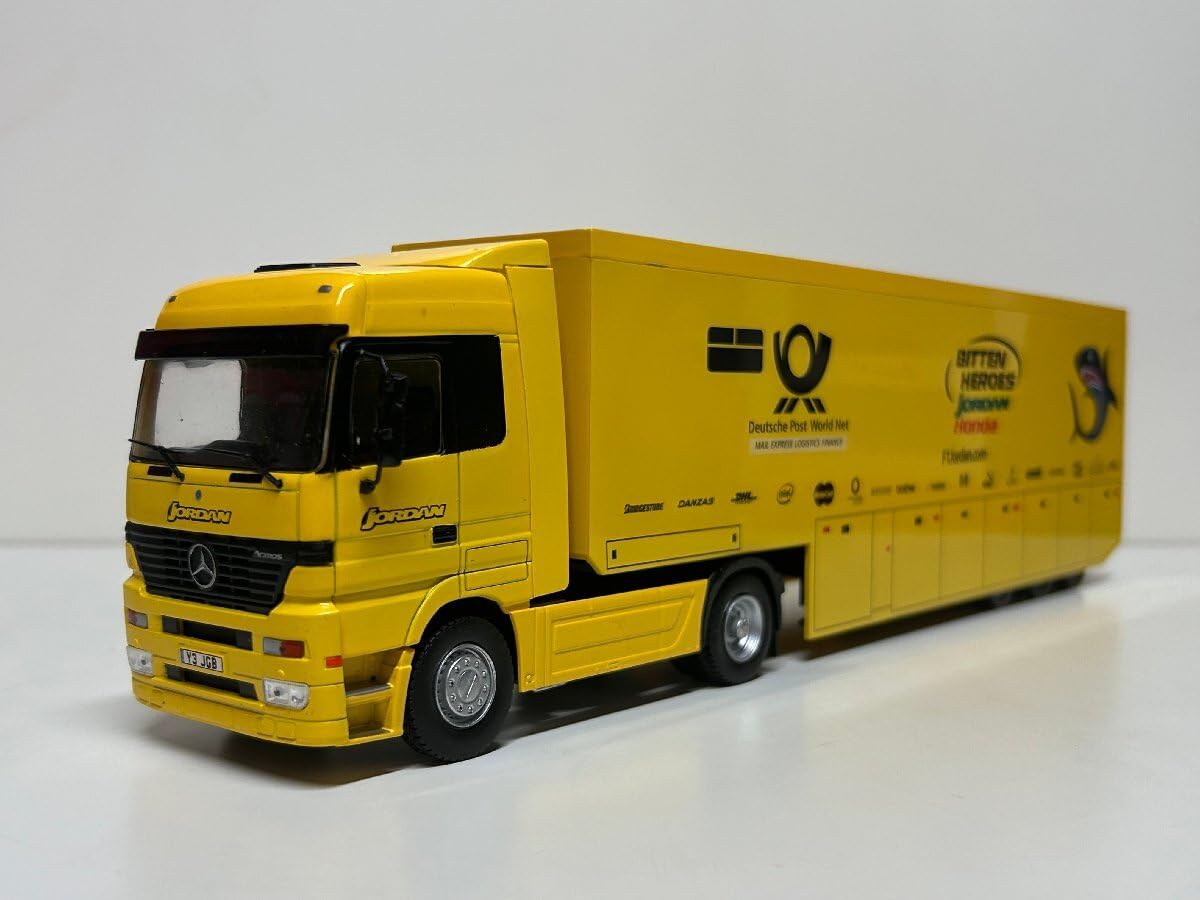 Amazon | 1/43 Mercedes Benz Actros Jordan Racing トランスポーター
