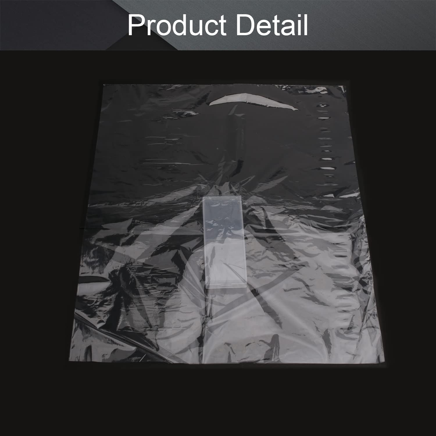 Othmro Sacs thermorétractables en PVC, sacs d'emballage thermorétractables, 40 x 50 cm, sacs d'emballage d'emballage industriel, sacs de scellage, bleu clair, 100 pièces