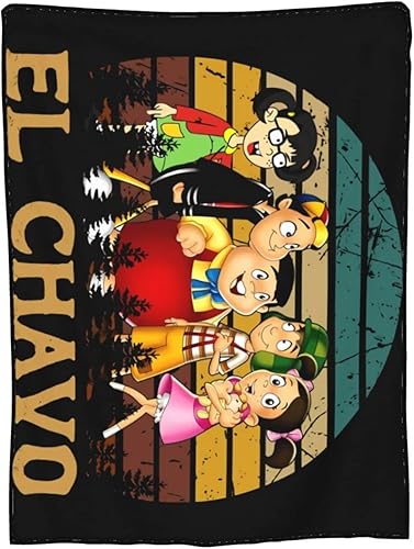 Miniatura 9 de Manta El Chavo Anime Del Ocho manta de franela para sofá, dormitorio, decoración del hogar, 50 x 40 pulgadas