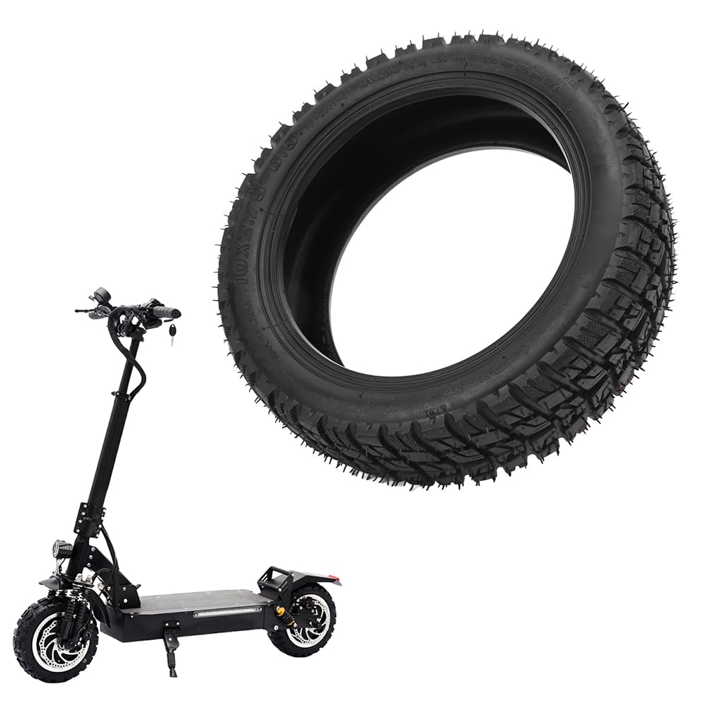 Ruote Monopattino Elettrico,10X2.75‑6.5 Gomma Scooter Elettrico Pneumatici Pneumatico Tubeless Di Ricambio Fuoristrada Accessori Universali [er Pneumatici Sottovuoto per Terreni Irregolari