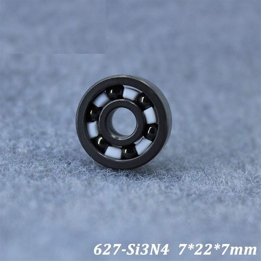 JIYAMI'EN EL-ZHOU 627 627CE Completa cojinete de cerámica (1 PC) Si3N4 Todo el Material de nitruro de silicio de cerámica rodamientos de Bolas 7 * 22 * ​​7 mm