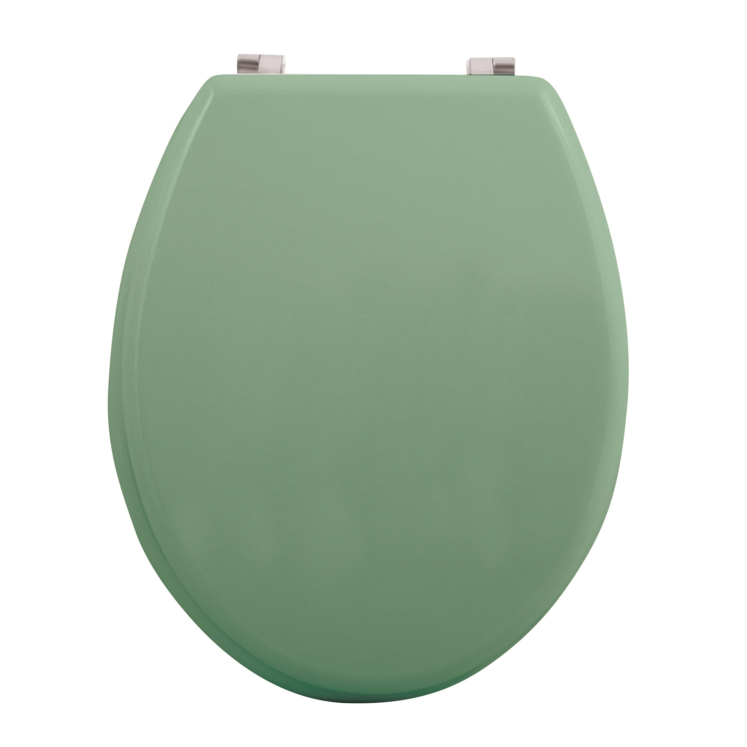 Msv Green Mdf Céo Basile Matte Toilet Seat - Stainless Steel Hinges