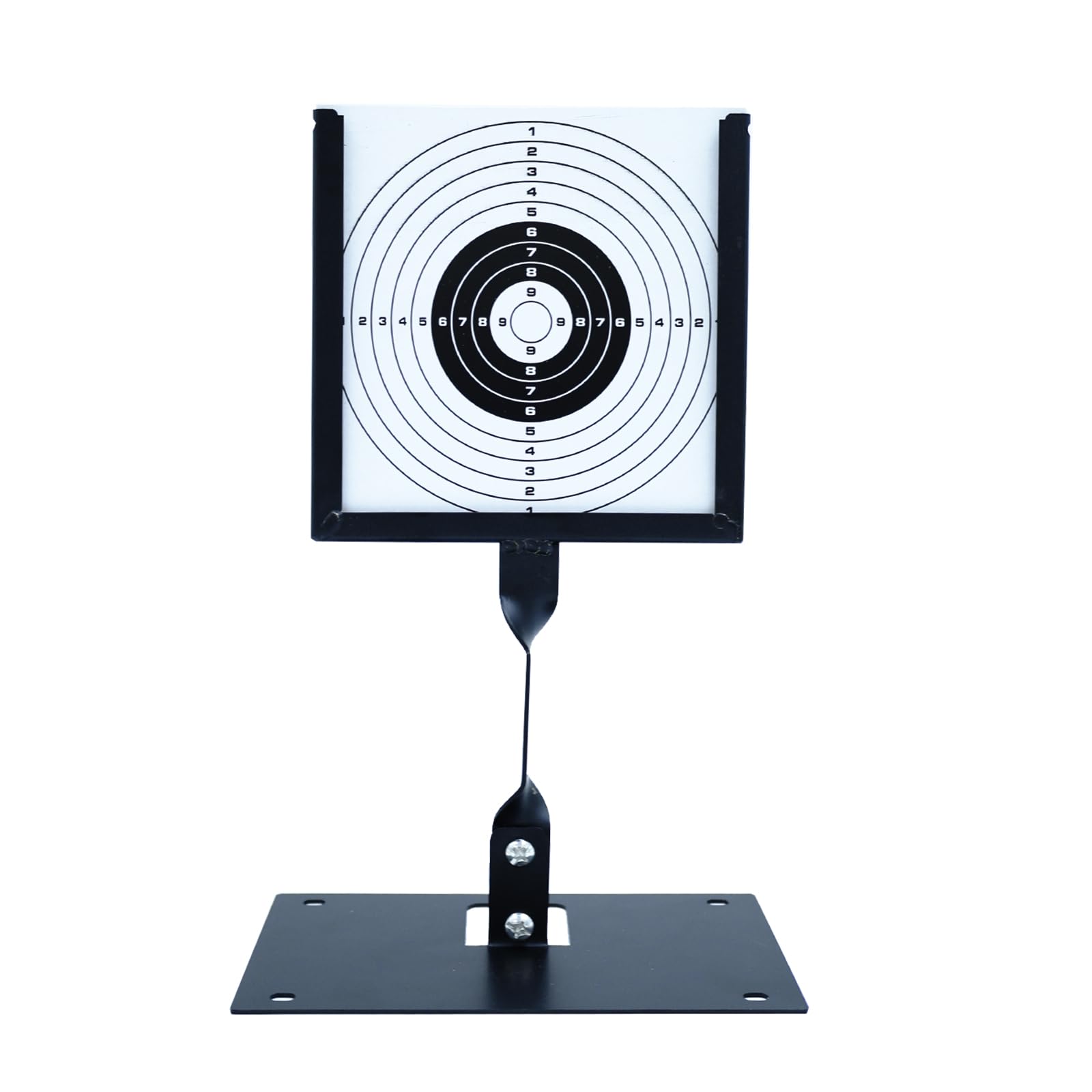 STRONCHUANBb Gun Target, Shooting Target, Slingshot Target, Comes with 20 Paper Targets, Square, Iron, Portable Design, Suitable for Outdoor Shooting and Hunting Shooting