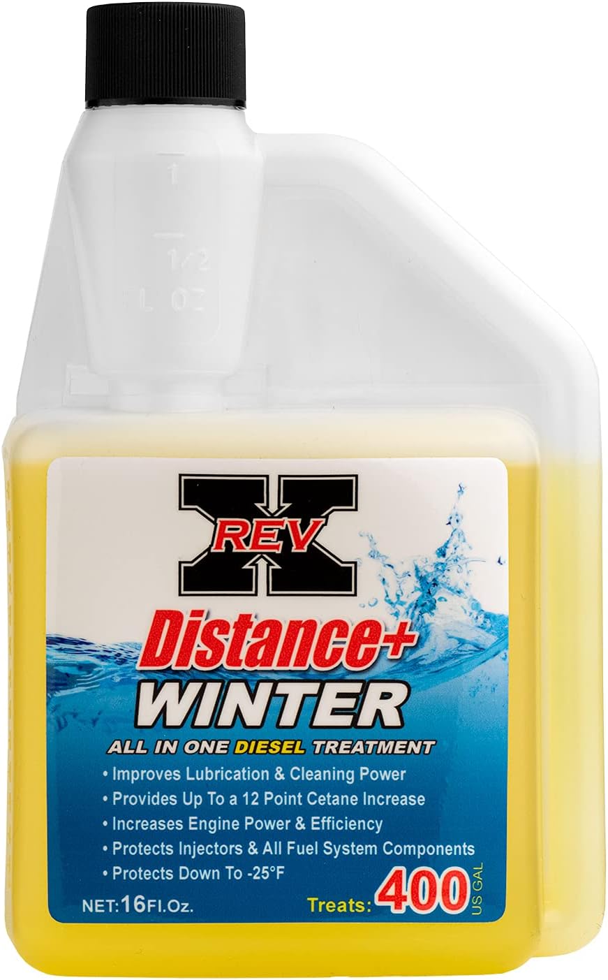 Rev-x DISW1601 Distance Winter Fuel Additive, 16 oz (Diesel, Treats 400 Gallons) by REV-X