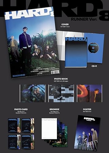 Miniatura 2 de SHINee - HARD Photo Book Ver. Álbum+Póster plegado (RUNNER ver, 1 póster plegado)