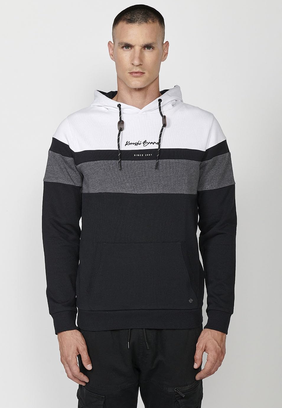 Koroshi Sudadera manga larga con capucha hombre