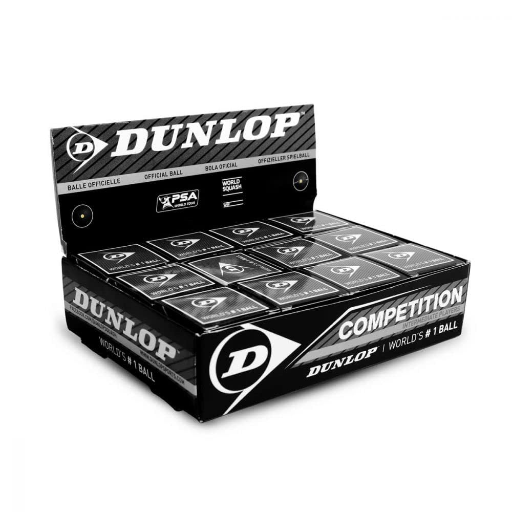 Amazon.com : DUNLOP Competition - Single Yellow Dot Squash