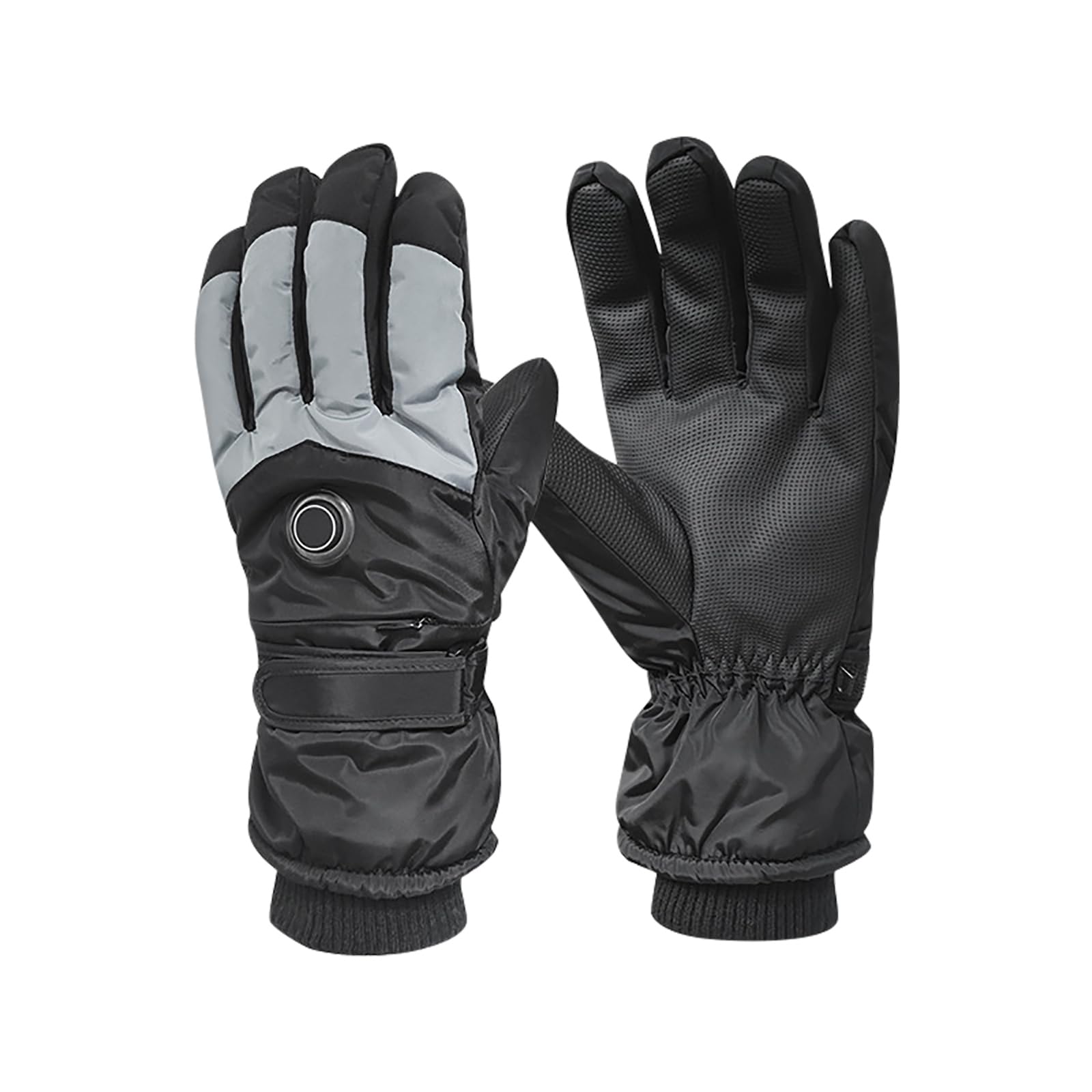 Buxuaaaa Quick Heating Rechargeable Gauntlets 5000mAh Battery 6 Time Action Touch Panel Consistent Male Women Winter Sports Warmed Gauntlets Rechargeable Battery