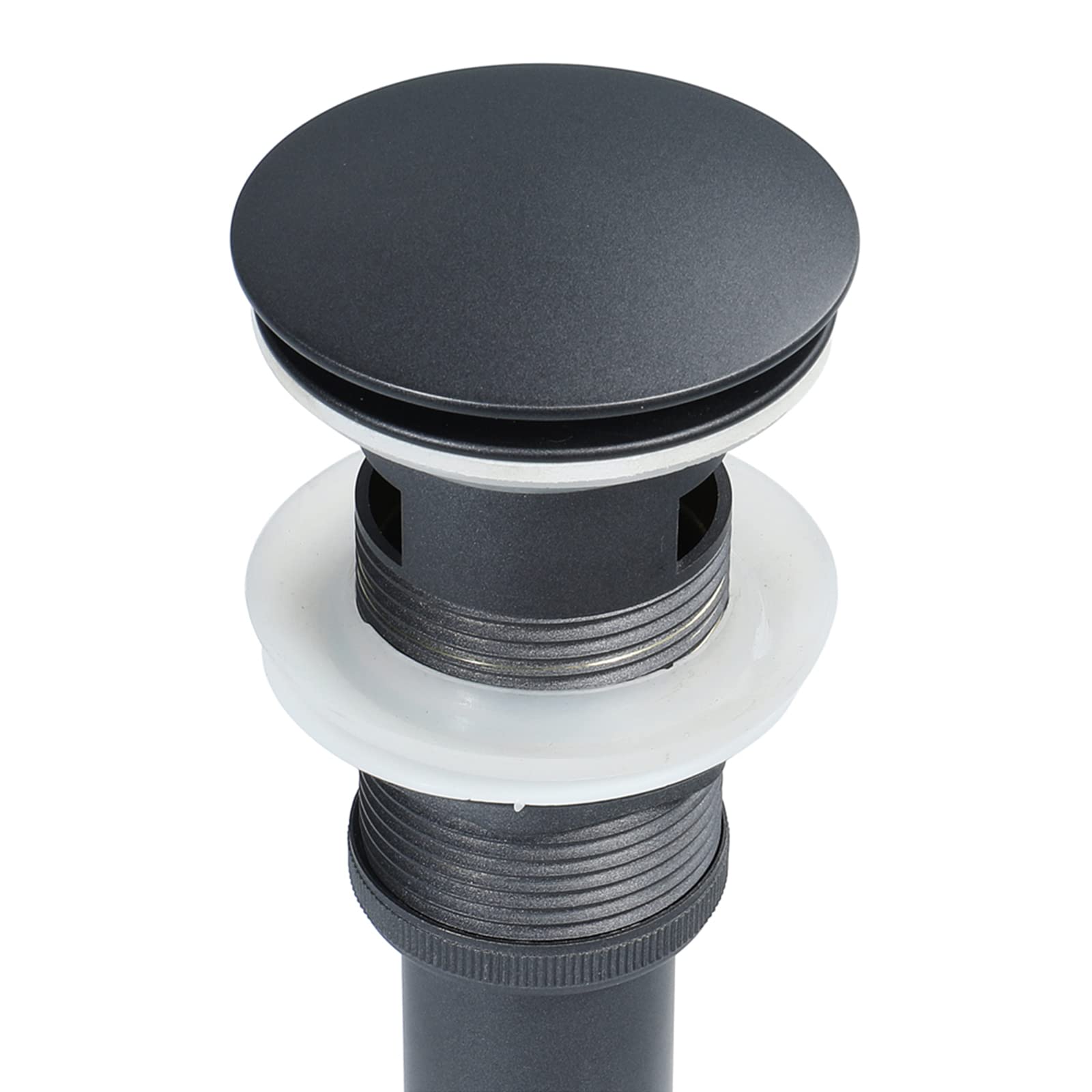 WRIST Desagüe Lavabo,Fregadero con Válvula Emergente De Latón Fregadero De Lavabo con Desbordamiento Válvula De Desagüe Click Clack Anticorrosión,A