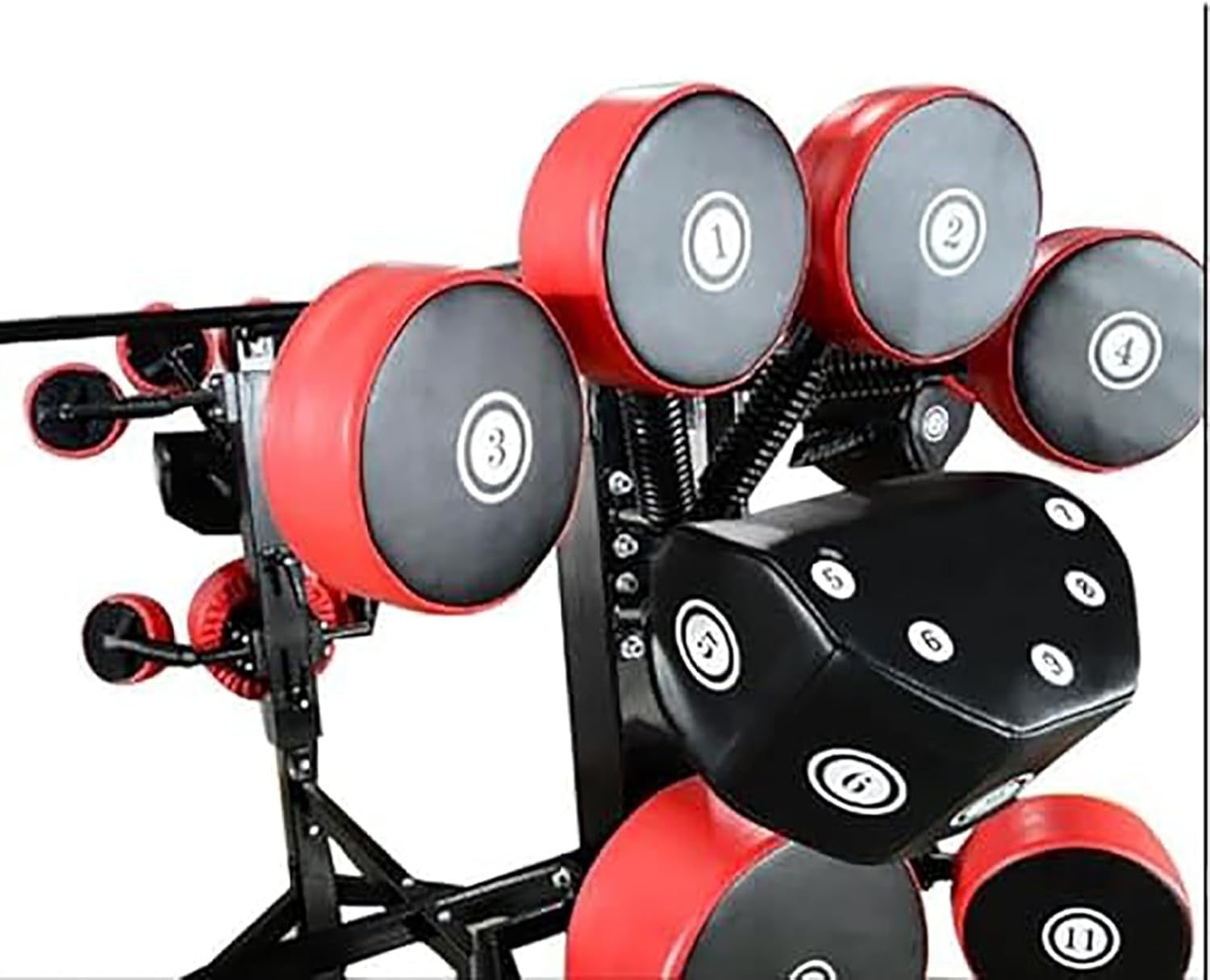 Free Standing Boxing Punching Bag Stand, Multi Target Freestanding Punch Pads with 12 Target Pads and Kick Pad, Boxing Set for Home Gym for Men Women