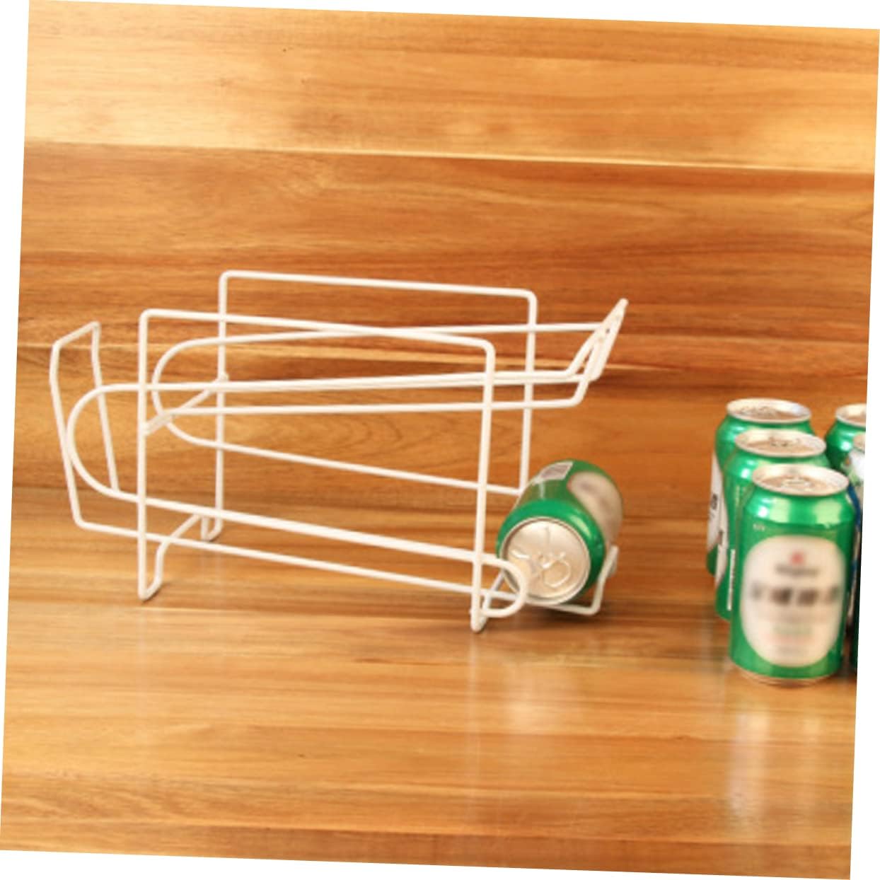 Refrigerator Soda Can Dispenser Beer Rack Beer Storage Shelf Hanger for Cans Material Easy to Use