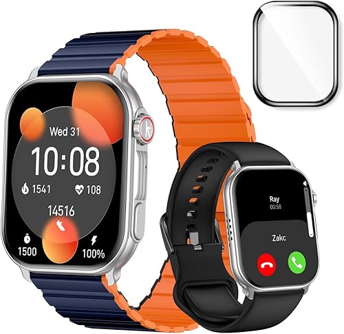 Miniatura 10 de Reloj inteligente para mujer, reloj inteligente grande de 2.01 pulgadas, pantalla AMOLED, reloj de seguimiento de fitness, relojes inteligentes para