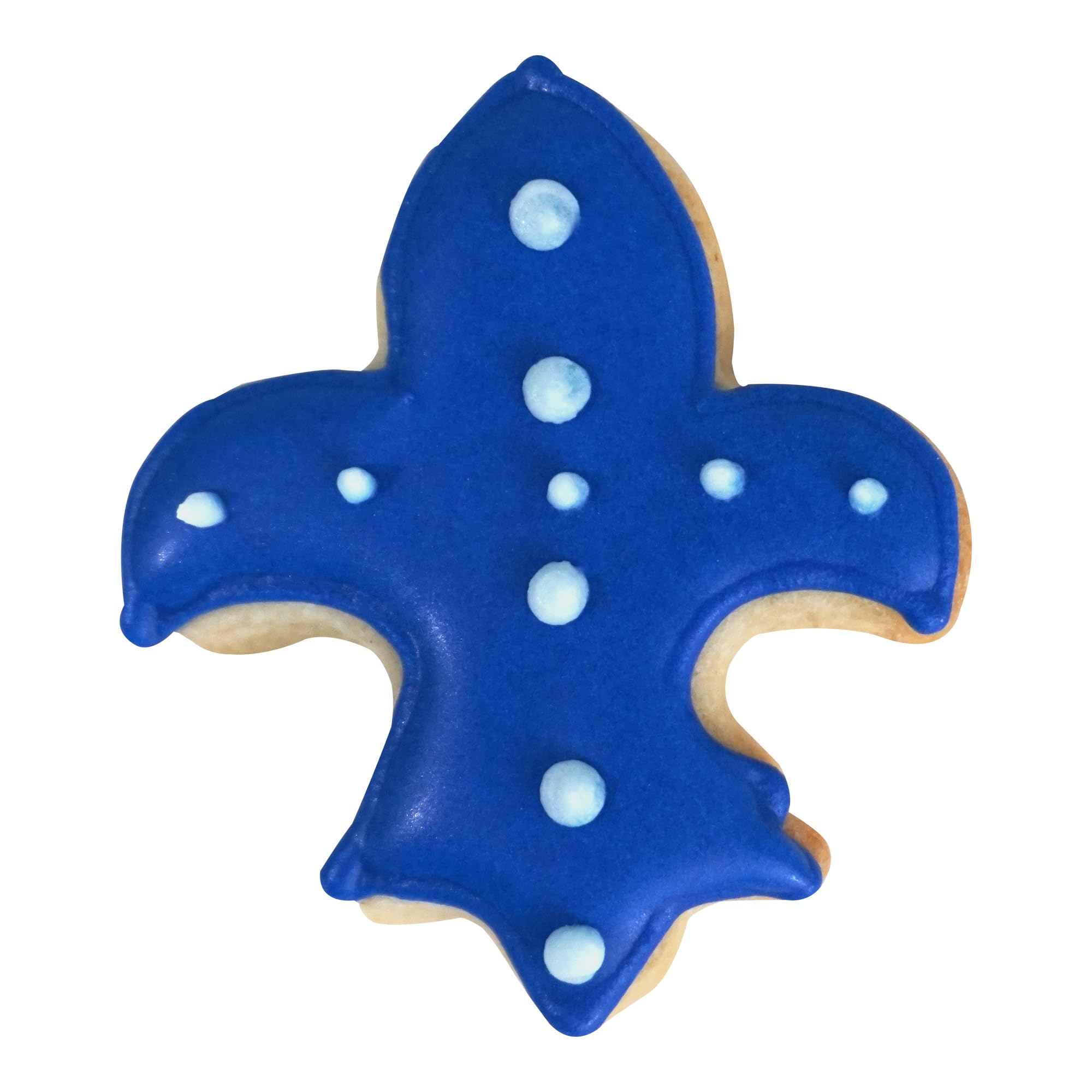 CybrTrayd R&M Mini Fleur De lis - Cortador de Galletas (Acero galvanizado, Duradero y económico)