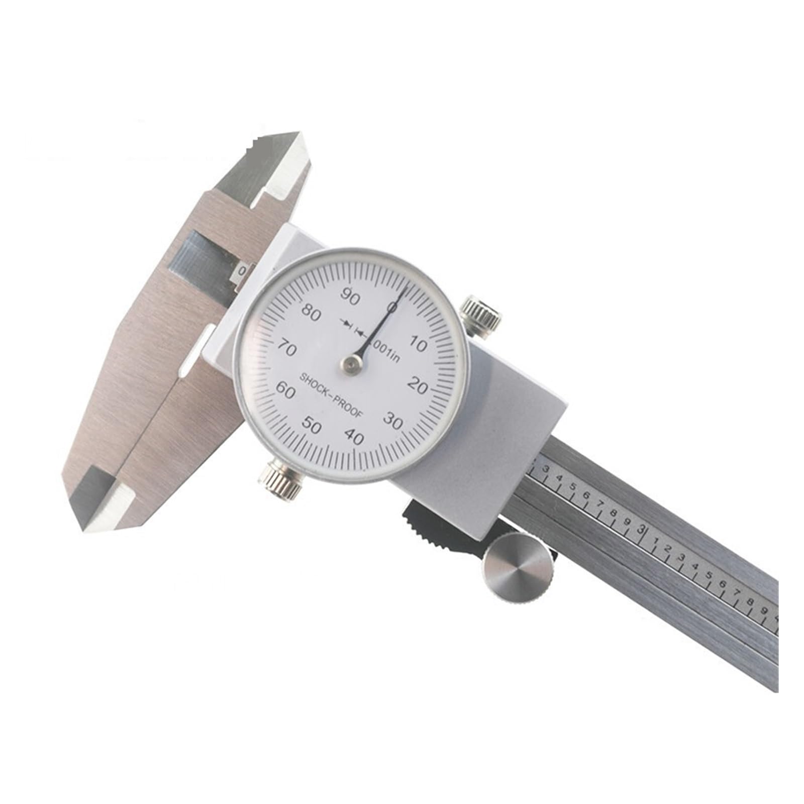 BDAYEK Vernier calipers 150mm 0.02mm/0.001" stainless steel dial vernier caliper gauge plastic thickness measuring tools(6inch stainless)