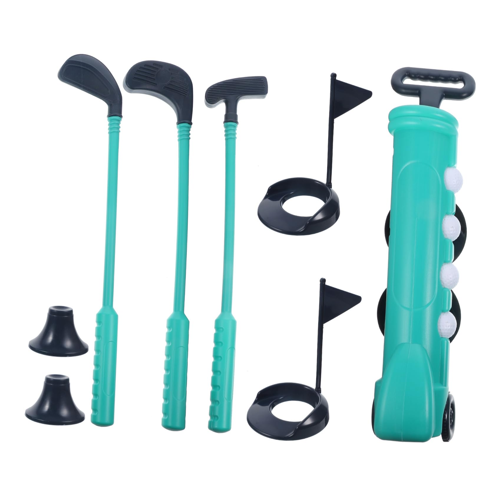 Juego de Juguetes de Golf para Niños, 1 Set de Plástico Azul
