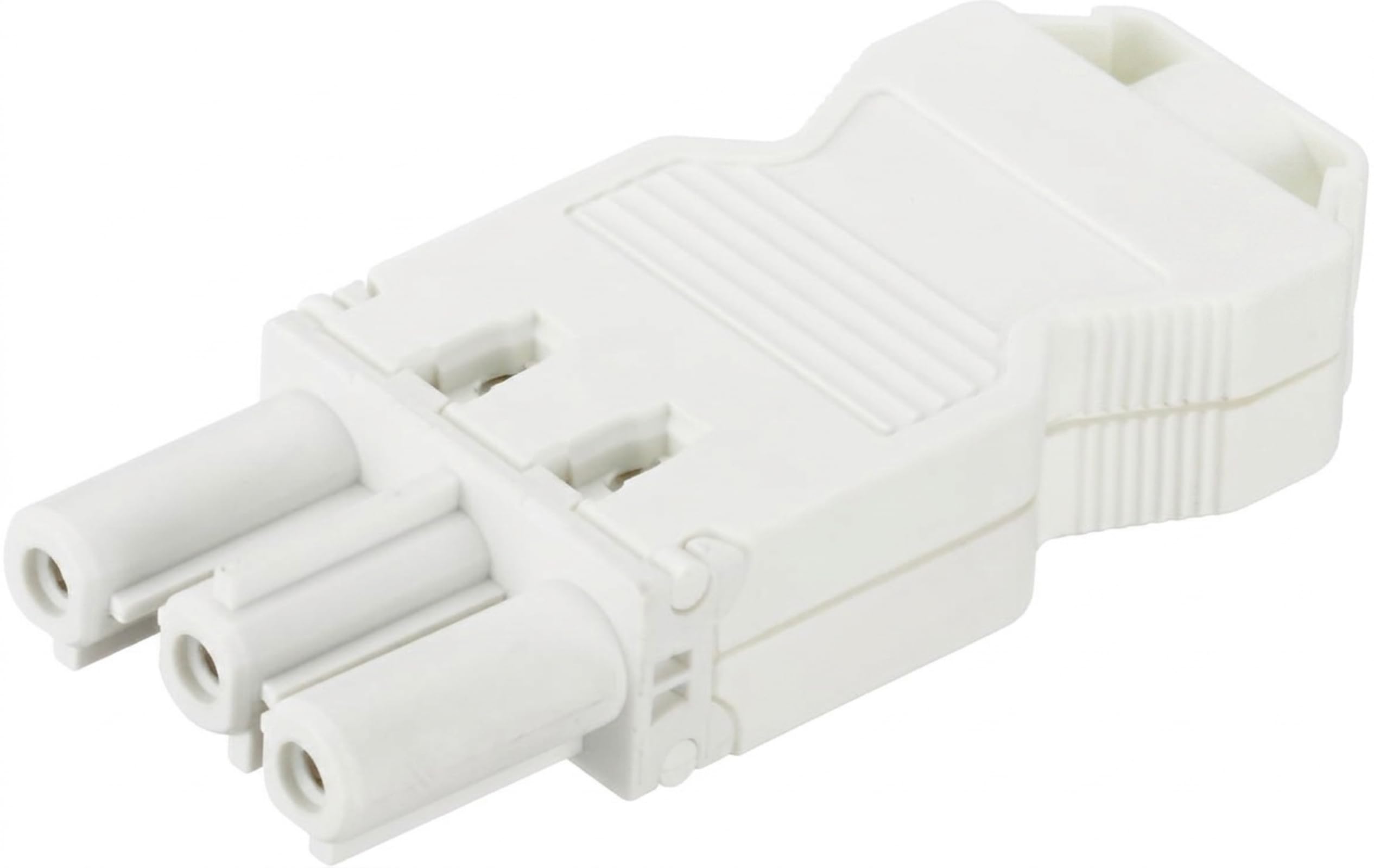 MX GST-1813 Industrial 3 Pole Male Cable Mount Connector, 16A 400V Heavy Duty Electrical Wire Connector with Strain Relief, Mini Plug Connector for Industrial Power & Lighting Applications (White)-image-44