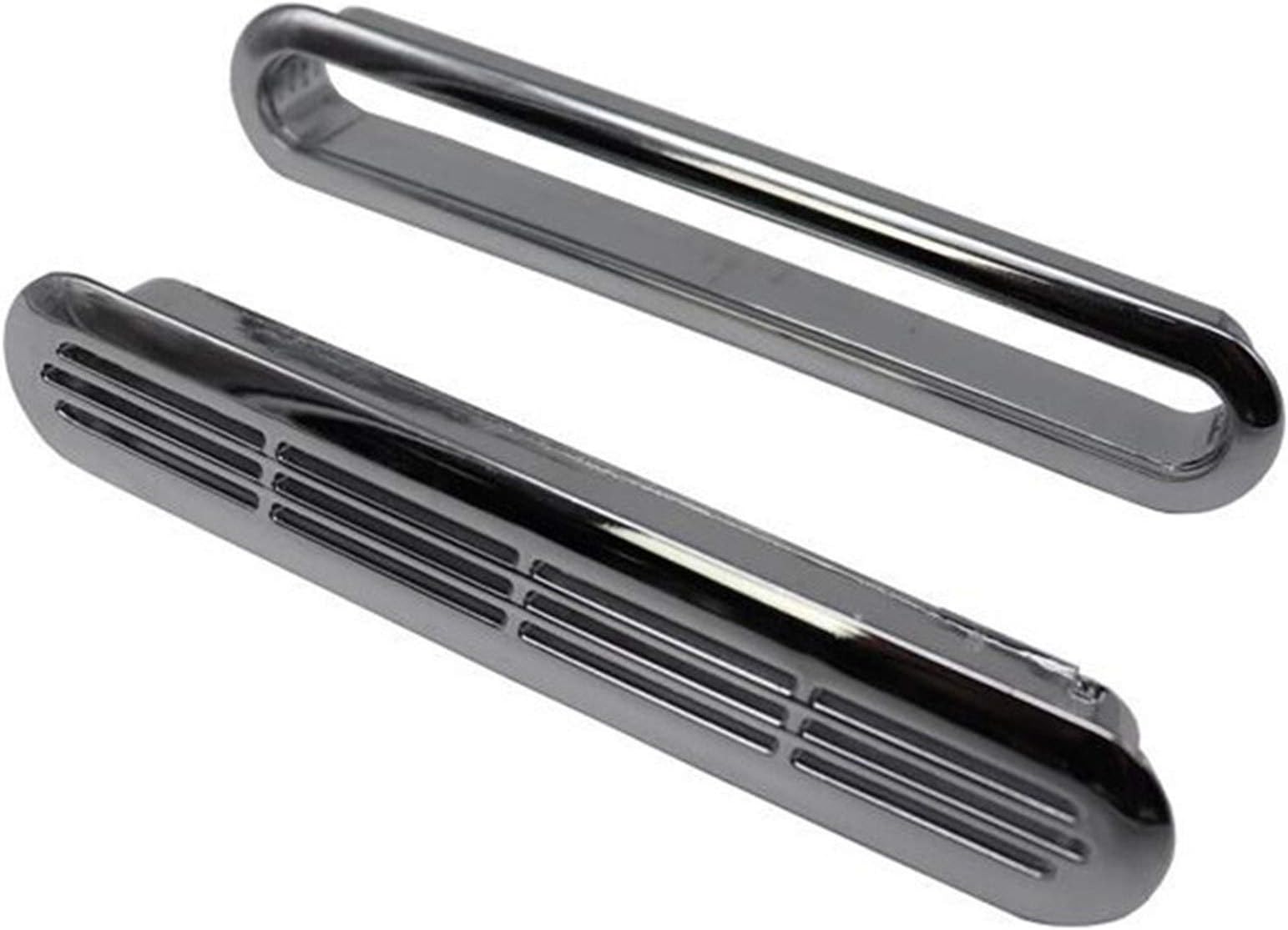 Gfpql YanHua-grille air vent, Oval Air Vent, Louver for Closet wardrobe shoe Cabinet, ventilation hole cover fan grill furniture, Hardware Accessories, Ventilation DIY accessories (Color : Black)