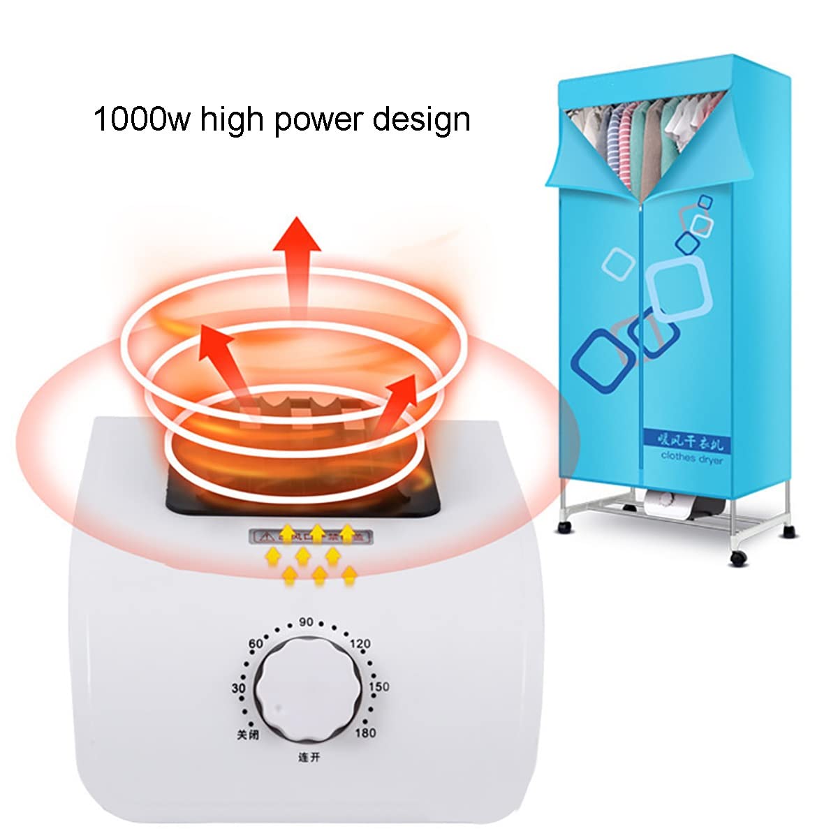Asciugatrici portatili, Asciugatrici elettriche, Asciugatrici for uso domestico Asciugabiancheria for dormitori di piccola capienza ad asciugatura rapida, Risparmio energetico, for casa, Lavanderia, A