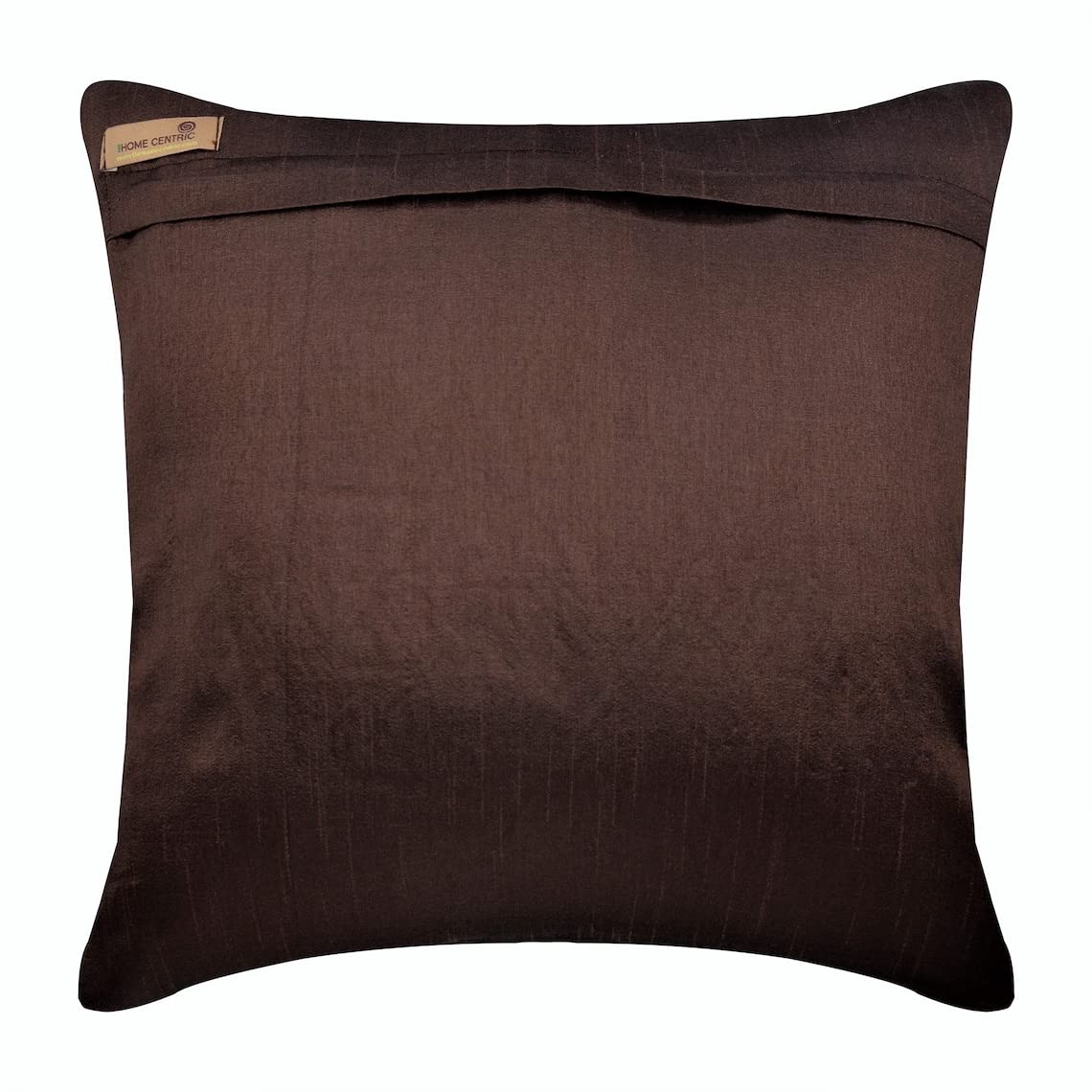 The HomeCentric Entwerfer 2 Stück, 55x55 cm Werfen Kissen Decken, Dunkelbraun Kissen Fälle, Pailletten Glitter Kissen Decken, Art Silk Platz Werfen Kissen DeckenModern Werfen - Brown Eye Sparkle