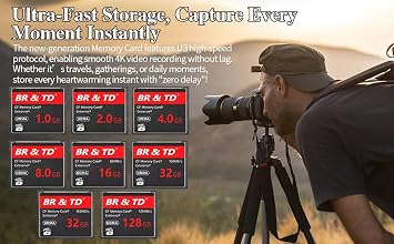 BR & TD CF Memory Card Extreme, 64GB, 120MB/s, UDMA