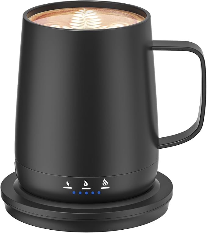 Smart Self Heating Coffee Mug,14oz Temperature Control Coffee Mug,Hot up
