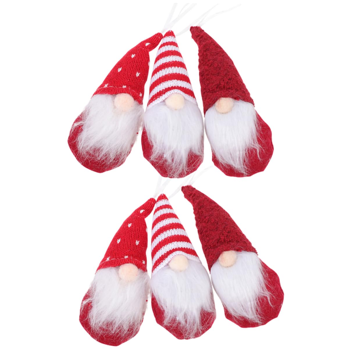 Alipis 24stücke Hängende Rudolph Niedliche -GNOME Weihnachtsdekoration Für Weihnachtsbaum Kreative Geschenkanhänger in Rot Für Festliche Anlässe