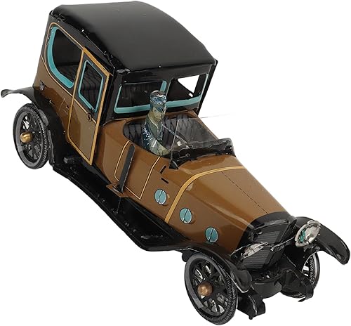 Miniatura 1 de Juguete de coche vintage de relojería, juguete de coche hecho a mano de hojalata, juguete retro para coleccionar, regalo, fiesta, cumpleaños, #111,