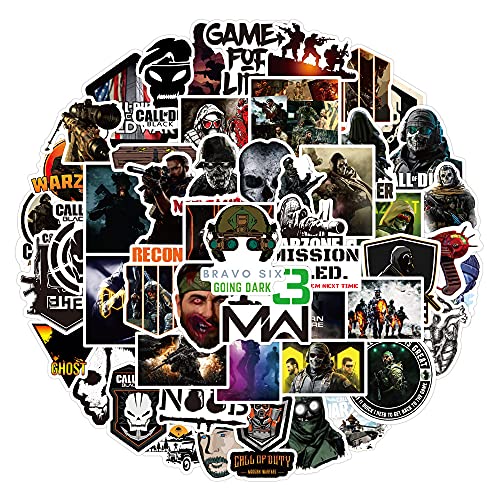 50 adesivi Call of Duty in vinile Games per