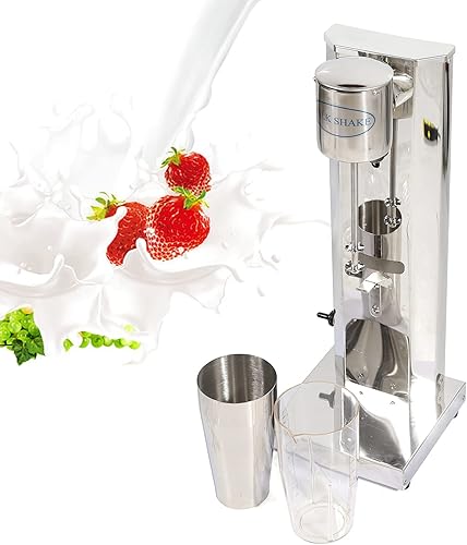 Milkshake Maker Mezclador eléctrico de bebidas Máquina comercial de batido de acero inoxidable 18000RMP (cabezal único D)