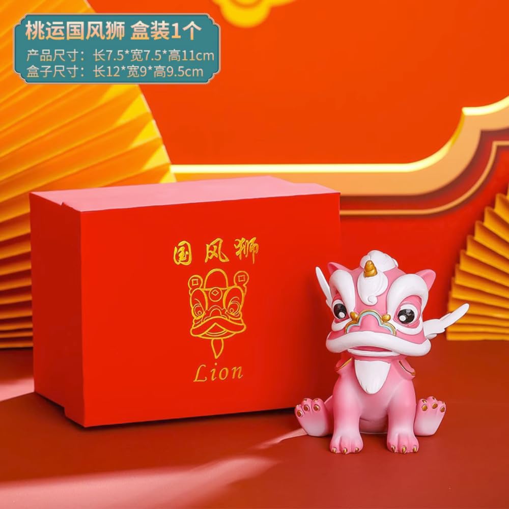 11cm Spring Festival Decorations China-Chic Xingshi Creative Desktop Decorations