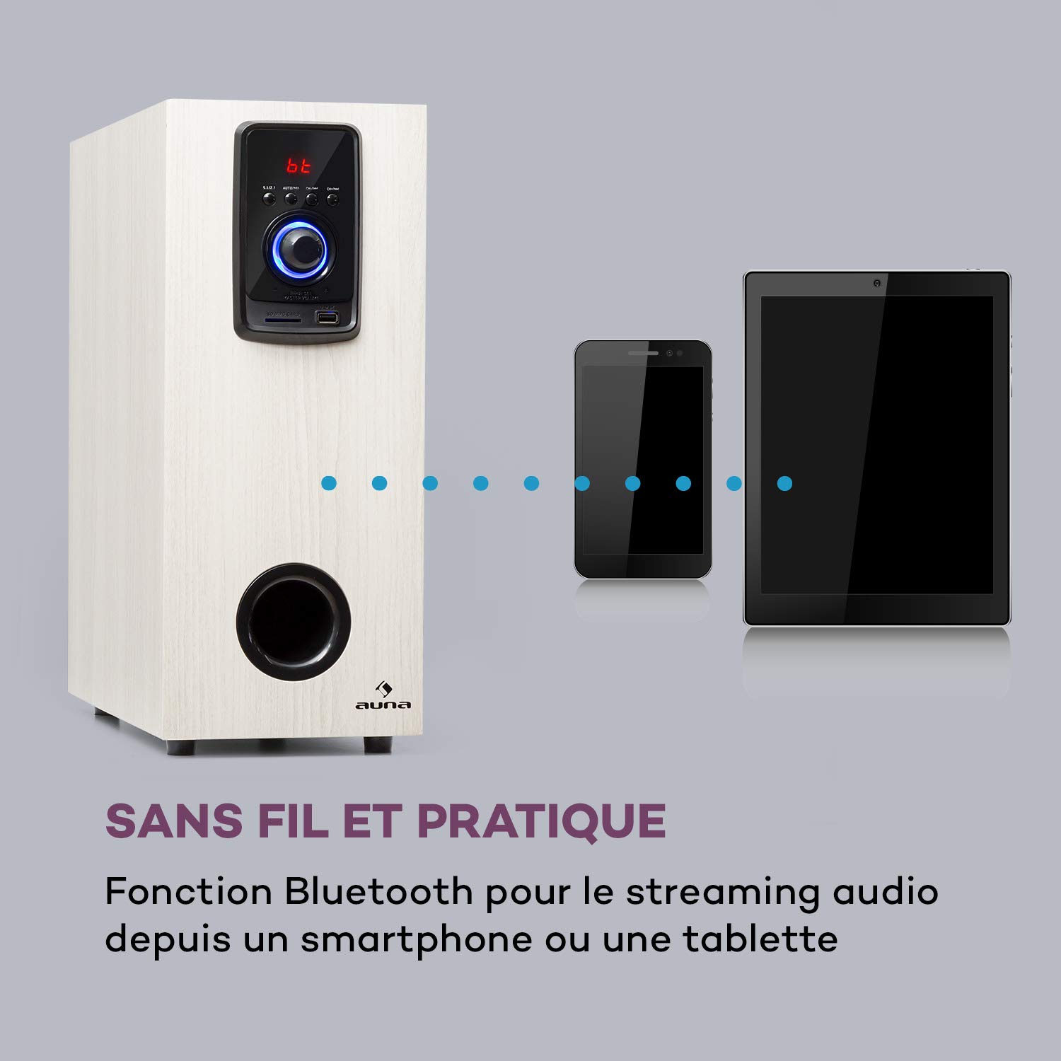 AUNA Ensembles Home Cinéma, Haut Parleur Hi-FI, Ampli Home | FindTheDeal