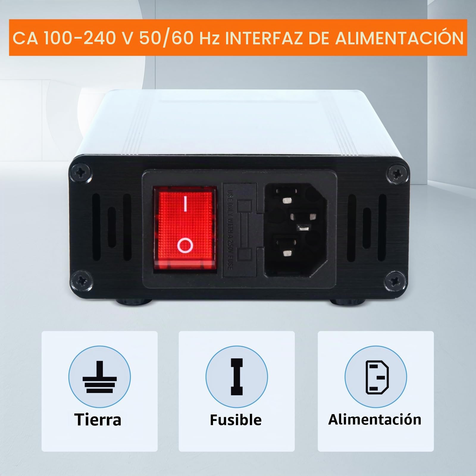 FEITA Kit de estación de soldadura digital T100A, 75 W, pantalla LCD, 4 canales, conversión °F-°C, apagado automático, incluye 3 puntas, cable de 15'