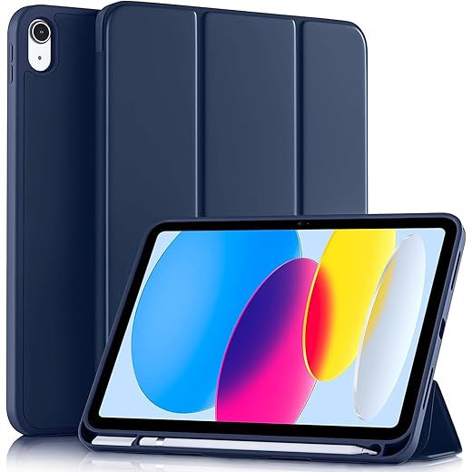 ProElite Smart Case for iPad 11th/10th Gen - Dark Blue