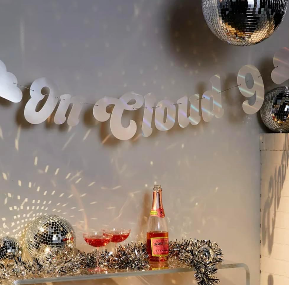 xo, Fetti On Cloud Nine Banner White, 5 Ft