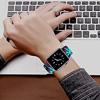 Vista 51 de Watch Band Compatible with Apple Watch 38mm 40mm 41mm 42mm 44mm 45mm for Women Men Sport Silicone Wristbands Strap for IWatch Series 7 6 5 4 3 2 1