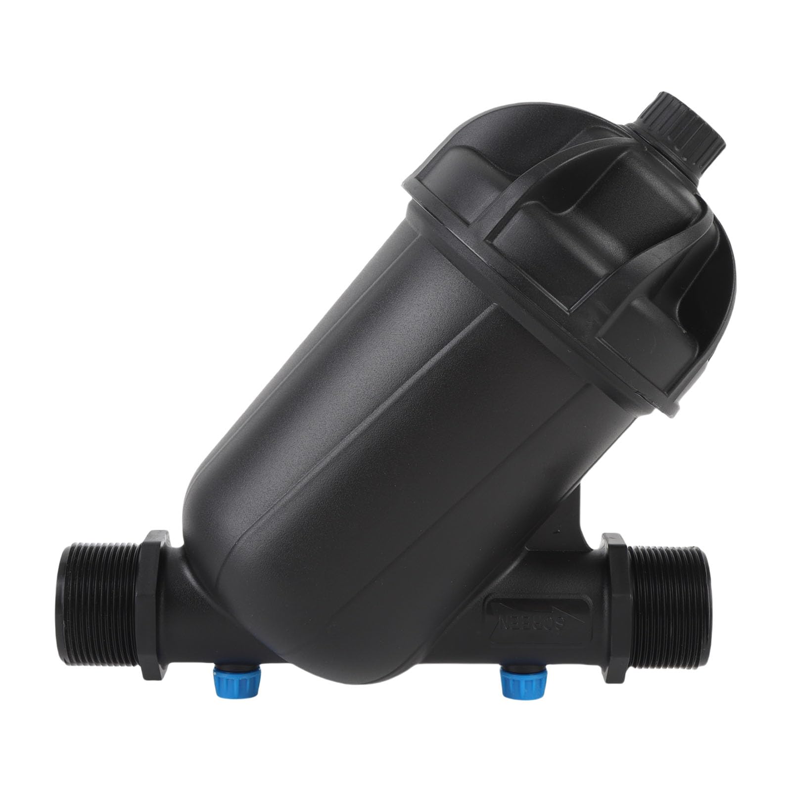Karlak 5,1 cm Bewässerungsfilter mit 120 Mesh-Sieb, Y-förmiger Pipeline-Filter für Hinterhof, Garten, Bauernhof, Gewächshaus, industrielle Verwendung, entfernt effizient Verunreinigungen, verbessert