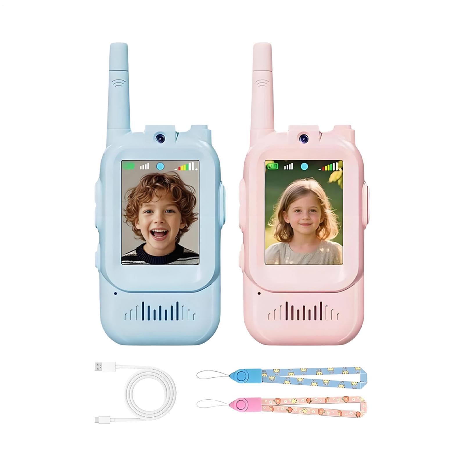 Ricaricabili Walkie Talkie per Bambini Portatile Interfono Giocattolo da